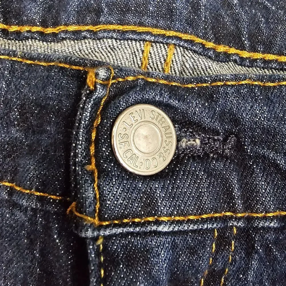 Levis 505 Jeans Mens 40x30 Blue Straight Fit Preppy Work Heritage Classic Biker
